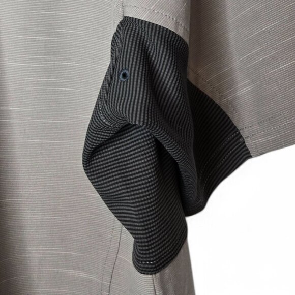 Ascend Cargo Tech Shirt Men's Heathered Vented Back Fishing Hiking Outdoor L - Picture 4 of 8